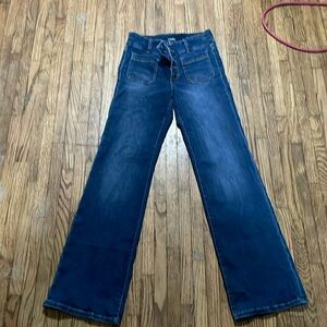 Size 2 women’s Chaps wide leg Jeans.